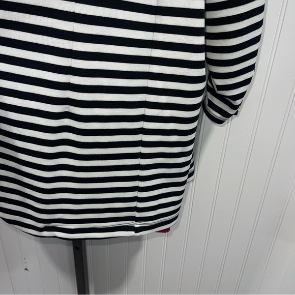 Style & Co Black and White Striped Blazer plus size 3X - Picture 5 of 8